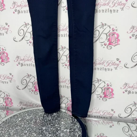 Paradise mine high rise jegging soft Women's Dark Blue Jeans tight aritzia - Picture 6 of 9